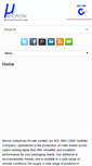Mobile Screenshot of micronadhesives.com